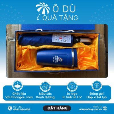 Đặc điểm Bộ Quà Tặng 2 Món Dù Và Cốc Giữ Nhiệt In Logo OD-GS02
