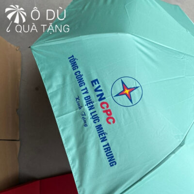 chi tiết Bộ Quà Tặng Ô Dù Gấp 3 Và Bình Giữ Nhiệt Nắp Gỗ In Logo OD-GS05
