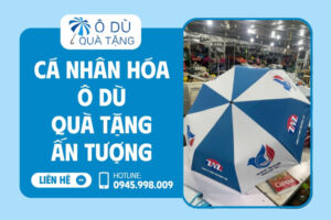 Cá nhân hóa ô dù quà tặng