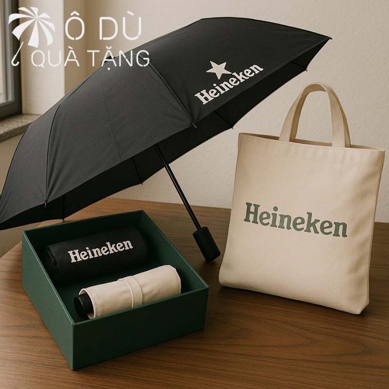Giftset ô dù và túi vải