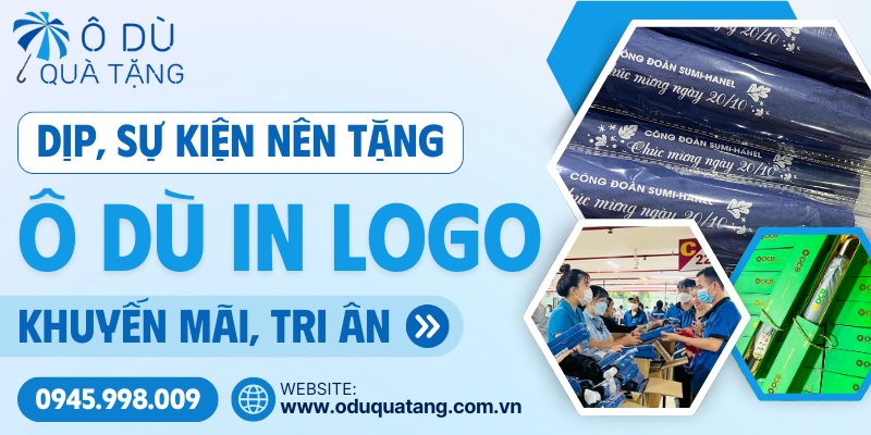 Các dịp, sự kiện tặng ô dù in logo