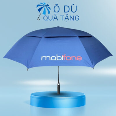 Ô Dù Cán Thẳng 2 Tầng Tự Động 1 Chiều In Logo Mobifone OD-09