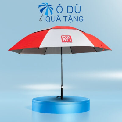 Ô Cán Thẳng 2 Tầng Phối Đỏ Trắng In Logo OD-08