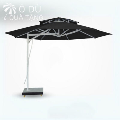 chi tiết Ô Dù Ngoài Trời Lệch Tâm Đế Bê Tông In Logo OD-29