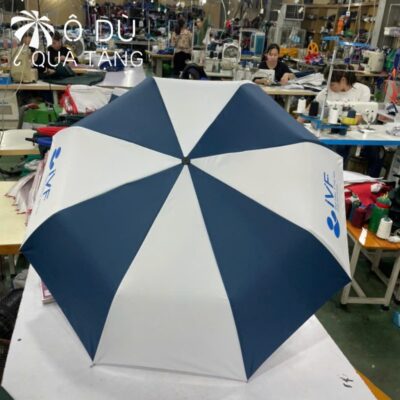 chi tiết Bộ Quà Tặng 2 Món Ô Dù Tự Động 1 Chiều Và Cốc Sứ Bầu In Logo OD-GS10