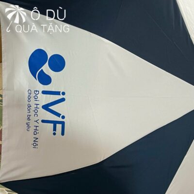 chi tiết Bộ Quà Tặng 2 Món Ô Dù Tự Động 1 Chiều Và Cốc Sứ Bầu In Logo OD-GS10