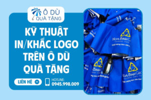 Kỹ thuật in logo lên ô dù quà tặng