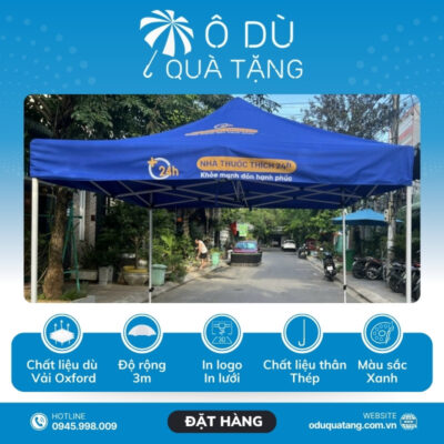 đặc điểm Nhà Bạt Lắp Ghép Di Động Ngoài Trời In Logo OD-27