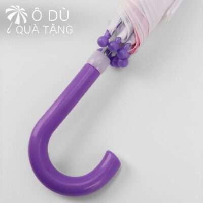chi tiết Dù Trẻ Em Màu Trắng Hình Unicorn 3D In Logo OD-48