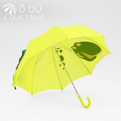 chi tiết đặc điểm Ô Cầm Tay Trẻ Em Hình Khủng Long In Logo OD-47