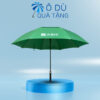 Ô Golf Cán Thẳng 2 Tầng Vải Tự Động 1 Chiều In Logo OD-44