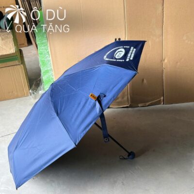 chi tiết Ô Cầm Tay Gấp 5 Tự Đẩy 4 Màu In Logo OD-38