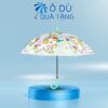 Ô Trẻ Em Polyester Trong Suốt Hình Unicorn Bấm Mở Tự Động 2 Màu In Logo OD-50