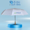 Dù Cán Thẳng Tay Gỗ Màu Xám In Logo OD-02