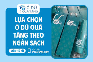 Chọn ô dù quà tặng theo ngân sách