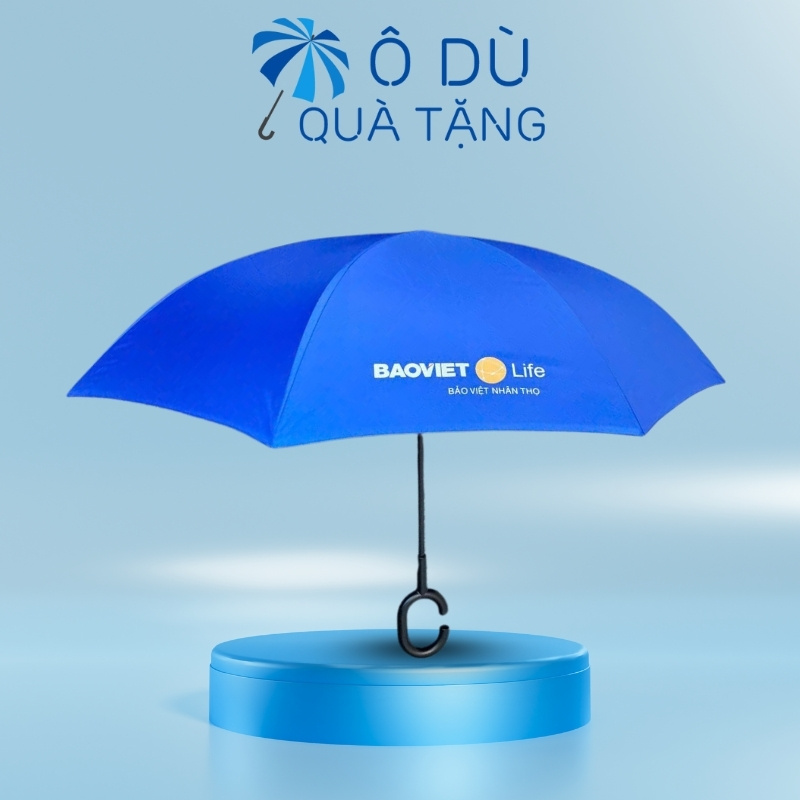 Ô Dù Cầm Tay Gấp Ngược Tự Đẩy In Logo OD-34