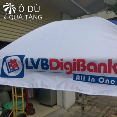 chi tiết Ô Quảng Cáo Chính Tâm Màu Xanh Phối Trắng In Logo OD-25