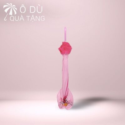 chi tiết Ô Trẻ Em Tay Cong Hình Công Chúa 3D In Logo OD-46
