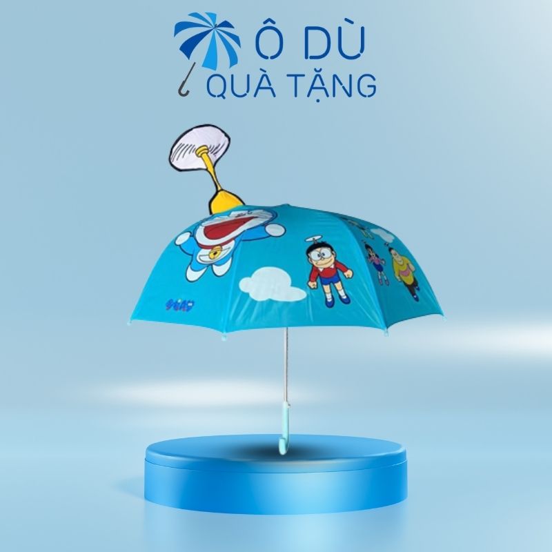 Ô Cầm Tay Hoạt Hình Doraemon Tay Cầm Nhựa In Logo OD-49