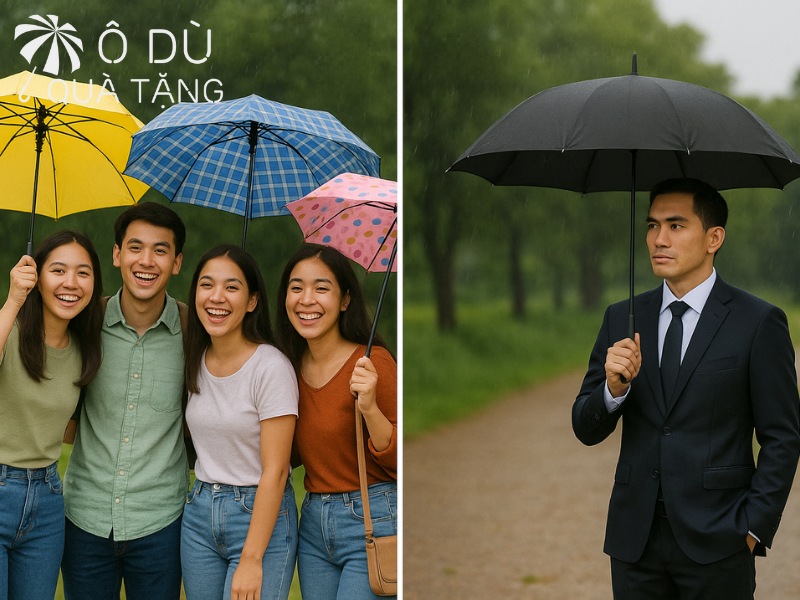 Quà tặng ô dù cho khách hàng
