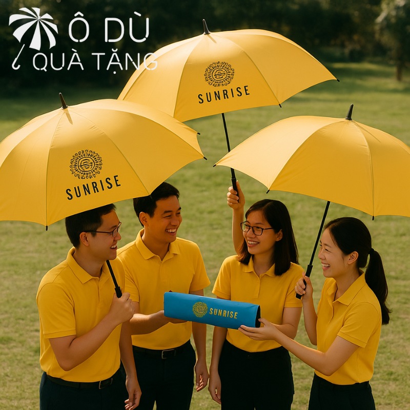 Ô dù quà tặng cho nhân viên