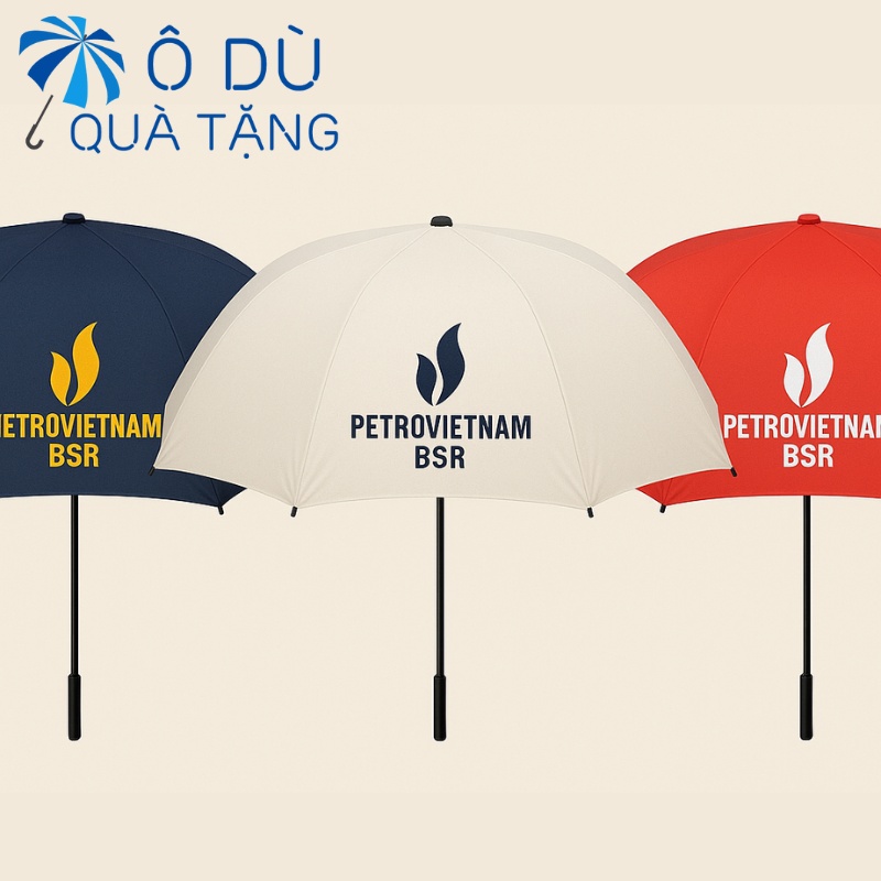 Thiết kế logo in trên ô dù quà tặng