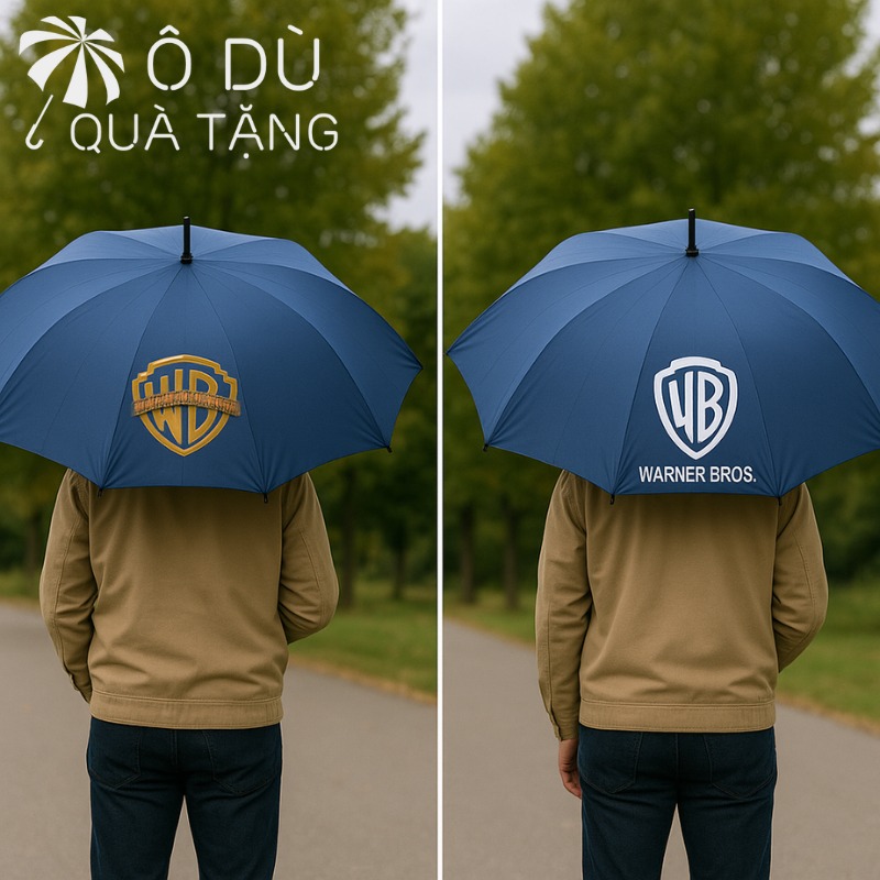 Thiết kế logo in trên ô dù quà tặng