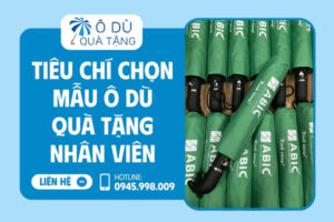 Ô dù quà tặng cho nhân viên